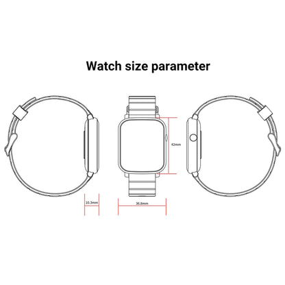 SMA-F1 1.3 inch TFT Full Touch Screen IP68 Waterproof Smart Sports Watch, Support Dynamic Heart Rate & Blood Pressure & Sleep Detection / Bluetooth / Alarm Clock / Photo Control, SMA-F1
