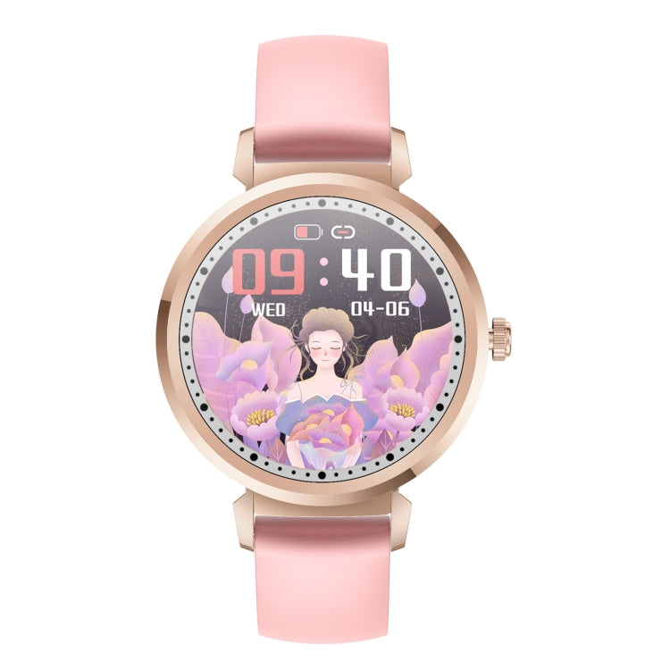 KC06 Women Menstrual Period Smart Watch Bracelet, Blood Pressure / Heart Rate Monitoring, Silicone Strap