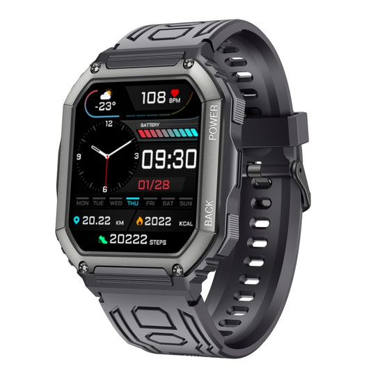 KR06 Waterproof Pedometer Sport Smart Watch, Support Heart Rate / Blood Pressure Monitoring / BT Calling