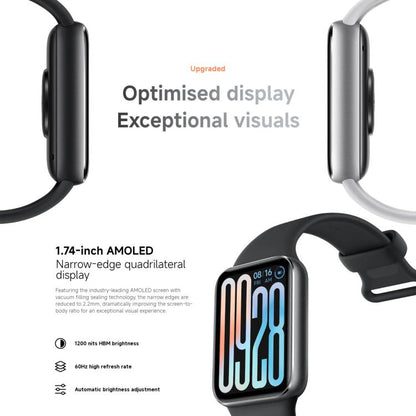 Original Xiaomi Smart Band 9 Pro Global 1.74 inch AMOLED Screen 5ATM Waterproof Smart Watch, Support Blood Oxygen / Heart Rate Monitor, Smart Band 9 Pro Global Pink, Smart Band 9 Pro Global Silver