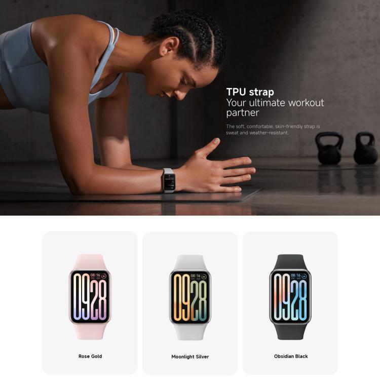 Original Xiaomi Smart Band 9 Pro Global 1.74 inch AMOLED Screen 5ATM Waterproof Smart Watch, Support Blood Oxygen / Heart Rate Monitor, Smart Band 9 Pro Global Silver