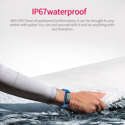 CHIGU C1Plus Fitness Tracker 0.96 inch IPS Screen Smartband Bracelet, IP67 Waterproof, Support Sports Mode / Blood Pressure / Sleep Monitor / Heart Rate Monitor / Fatigue Monitor / Sedentary Reminder, C1 Plus Black, C1 Plus Blue, C1 Plus Purple        ...