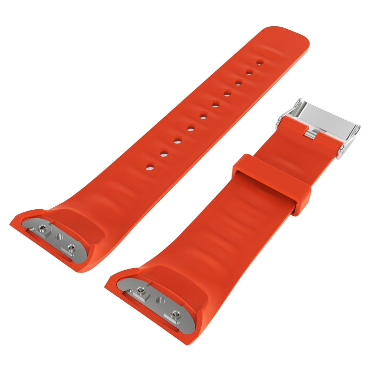 Solid Color Leather Watch Band for Galaxy Gear Fit2 R360