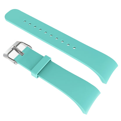 Solid Color Leather Watch Band for Galaxy Gear Fit2 R360