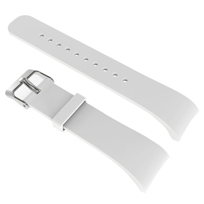 Solid Color Leather Watch Band for Galaxy Gear Fit2 R360