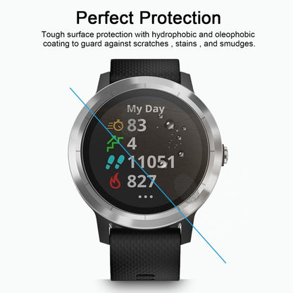ENKAY Hat-Prince 0.2mm 9H 2.15D Curved Edge Tempered Glass Film for Garmin Vivoactive 3 trainer, 1 PCS Garmin Vivoactive 3 trainer