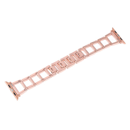 Colorful Diamond Stainless Steel Watch Band for Apple Watch Ultra 49mm&Watch Ultra 2 49mm / Series 10 46mm / 9&8&7 45mm / SE 3&SE 2&6&SE&5&4 44mm / 3&2&1 42mm