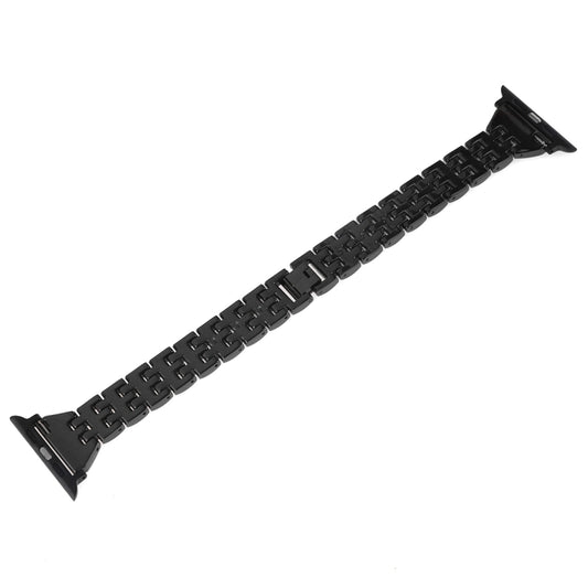 Kleurrijke diamanten horlogeband van roestvrij staal voor Apple Watch Series 7 45 mm / 6 & SE & 5 & 4 44 mm / 3 & 2 & 1 42 mm