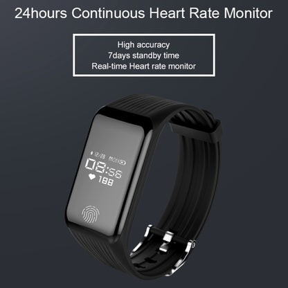TLW B3 Fitness Tracker 0.66 inch OLED Screen Wristband Smart Bracelet, IP67 Waterproof, Support Sports Mode / Continuous Heart Rate Monitor / Sleep Monitor / Information Reminder, B3 Black, B3 Blue, B3 Red