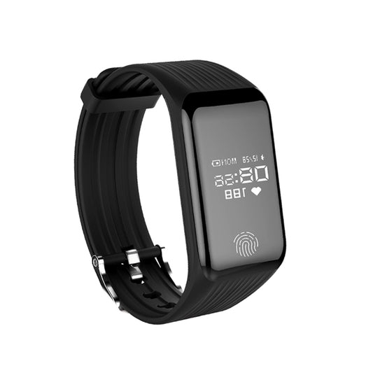 TLW B3 Bracelet Connecté avec Écran OLED de 0,66 Pouce, Étanchéité IP67, Prise en Charge du Mode Sport, Moniteur de Fréquence Cardiaque Continue, Moniteur de Sommeil, Rappel d'Informations, B3 Noir, B3 Bleu, B3 Rouge
