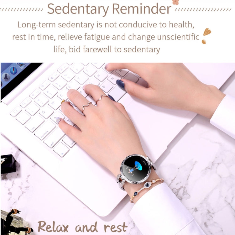 AK15 Fashion Smart Female Bracelet, 1.08 inch Color LCD Screen, IP67 Waterproof, Support Heart Rate Monitoring / Sleep Monitoring / Remote Photography