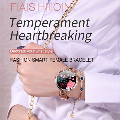 AK15 Fashion Smart Female Bracelet, 1.08 inch Color LCD Screen, IP67 Waterproof, Support Heart Rate Monitoring / Sleep Monitoring / Remote Photography