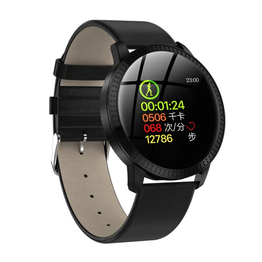 Montre intelligente Bluetooth étanche IP67 avec écran couleur CF18 1,22 pouce, prise en charge du rappel d'appel / de la surveillance de la fréquence cardiaque / de la surveillance de la pression artérielle / de la surveillance du sommeil