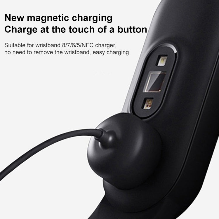 For Xiaomi Mi Band 5 / 6 / 7 USB Magnetic Attraction Charging Cable, For Xiaomi Mi Band 5 / 6 / 7