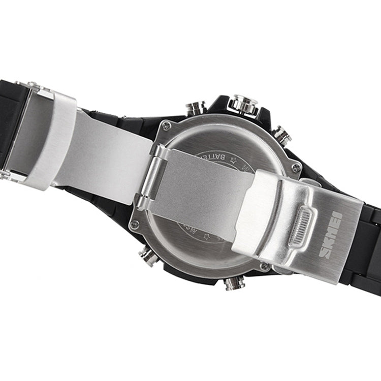 Montre numérique double étanche SKMEI 1016 multifonctionnelle pour homme, sports de plein air, noctilucente