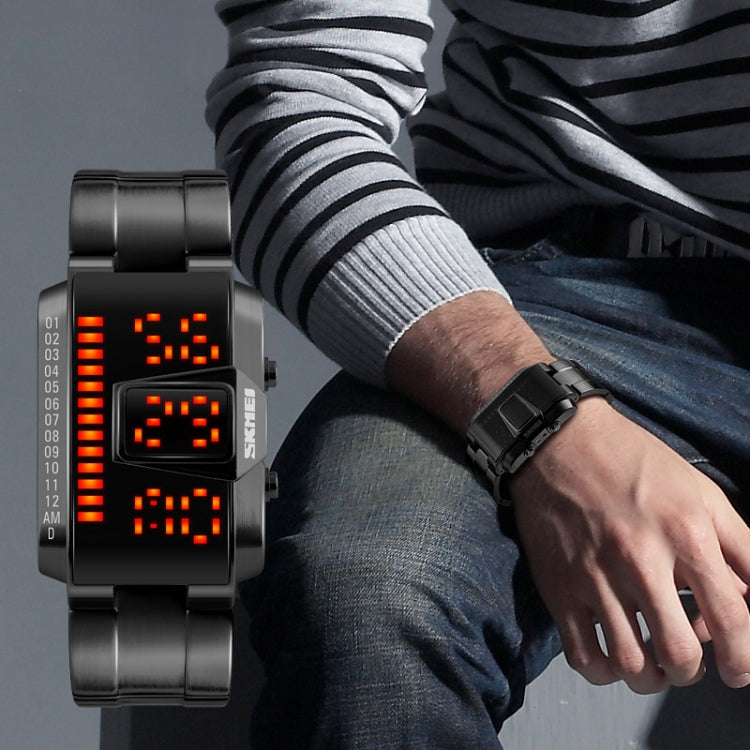 SKMEI 1179 Multifunctional Men Outdoor Sports Noctilucent Waterproof LED Digital Watch
