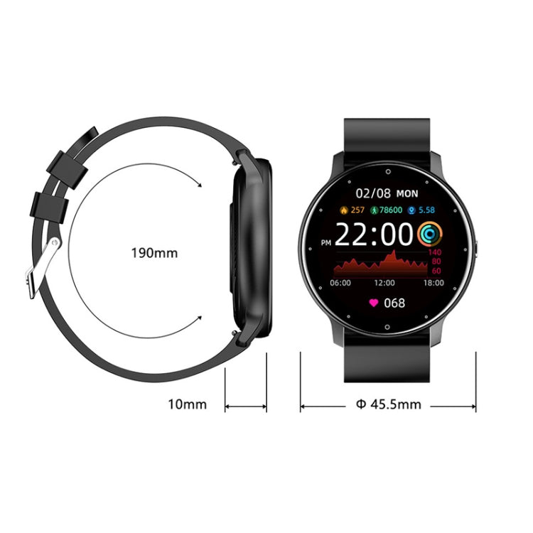 ZL02D 1.28 inch IP67 Waterproof Steel Band Smart Watch Support Heart Rate Monitoring, Steel Band (Gold), Steel Band (Blue), Steel Band (Black)