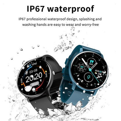 ZL02D 1.28 inch IP67 Waterproof Steel Band Smart Watch Support Heart Rate Monitoring, Steel Band (Gold), Steel Band (Blue), Steel Band (Black)