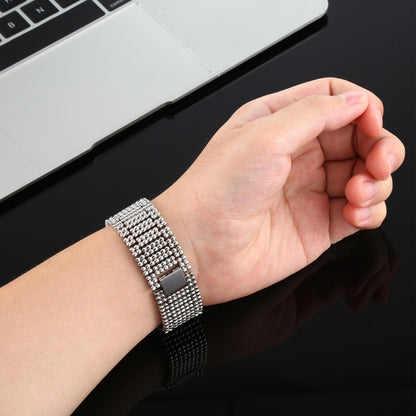 For Apple Watch Series 7 41mm / 6 & SE & 5 & 4 40mm / 3 & 2 & 1 38mm Nine Beads Stainless Steel Wrist Strap Watch Band, For Apple Watch Series 7 41mm / 6 & SE & 5 & 4 40mm / 3 & 2 & 1 38mm