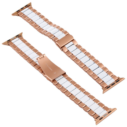 For Apple Watch Series 10 42mm / 9&8&7 41mm / SE 3&SE 2&6&SE&5&4 40mm / 3&2&1 38mm Stainless Steel Wrist Strap Watch Band, For Apple Watch Series 7 41mm / 6 & SE & 5 & 4 40mm / 3 & 2 & 1 38mm�������������������������������������������������������������...