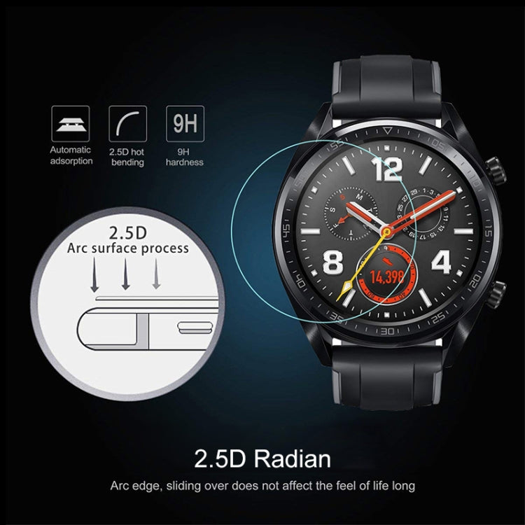24mm Diametral Universal Tempered Glass Film for Galaxy, LG, Sony, Huawei, Garmin, 24mm