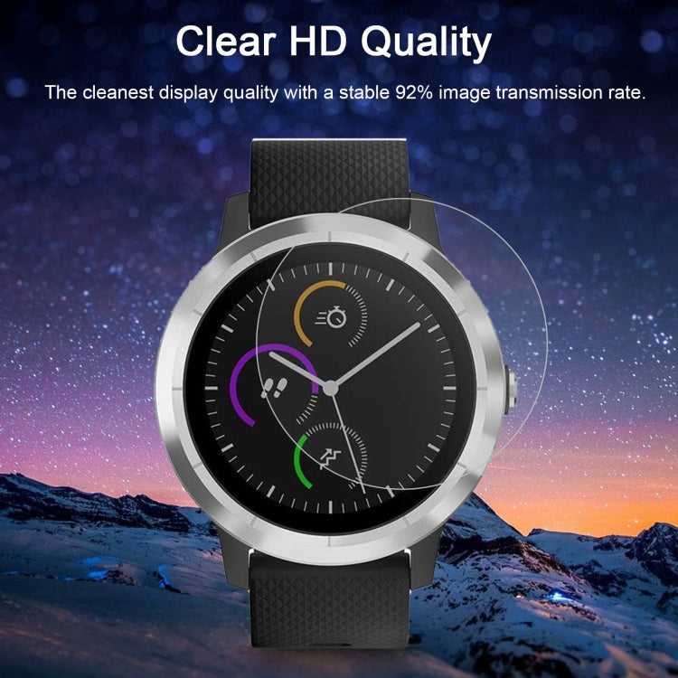 ENKAY Hat-Prince for Garmin vivoactive 3 Smart Watch 0.2mm 9H Surface Hardness 2.15D Explosion-proof Tempered Glass Screen Film