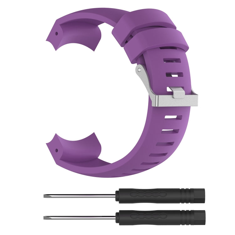 Silicone  Watch Band for SUUNTO Core ALU Black