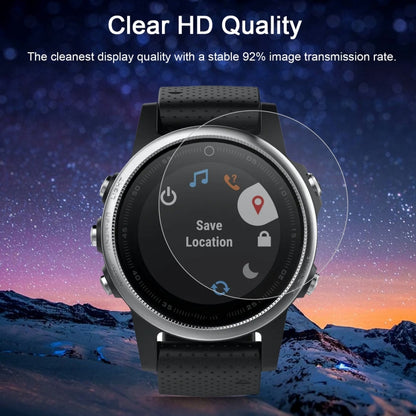 2 PCS ENKAY Hat-Prince for Garmin Fenix 5S Smart Watch 0.2mm 9H Surface Hardness 2.15D Explosion-proof Tempered Glass Screen Film