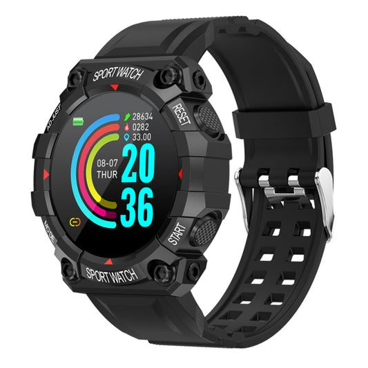Montre intelligente sport à écran rond couleur FD68 de 1,3 pouce, prend en charge la fréquence cardiaque / le mode multi-sports, FD68