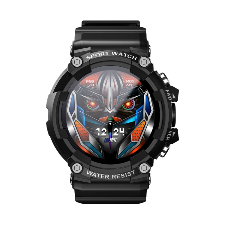 LOKMAT ATTACK 3 Montre Connectée Sport et Fitness avec Écran TFT de 1,28 pouces, Prise en Charge des Appels Bluetooth, ATTACK 3