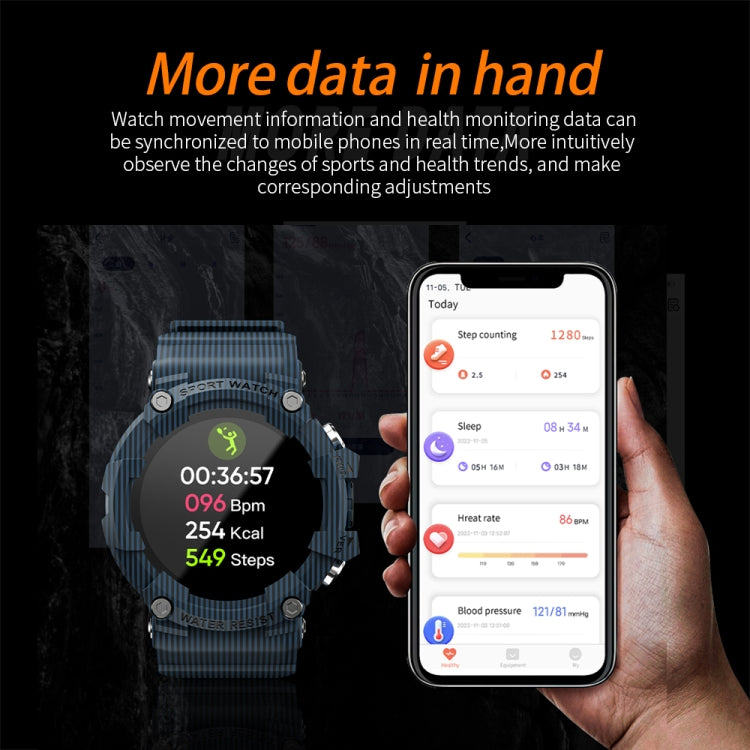 LOKMAT ATTACK 3 Montre Connectée Sport et Fitness avec Écran TFT de 1,28 pouces, Prise en Charge des Appels Bluetooth, ATTACK 3
