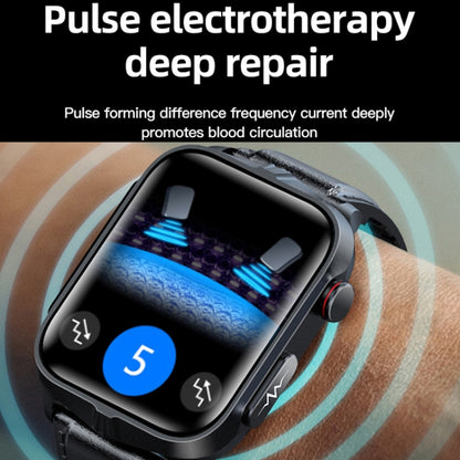 TK11P 1.83 inch IPS Screen IP68 Waterproof Silicone Band Smart Watch, Support Stress Monitoring / ECG, Silicone Band (Black), Silicone Band (Blue), Silicone Band (Red)