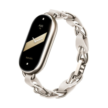 Original For Xiaomi Mi Band 8 Fashion Stainless Steel Bracelet