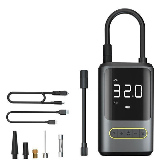 ATJ-8466 Portable Car Tire Air Pump Digital Display Wireless Electric Air Pump, Style: Dual Power, Dual Power Style