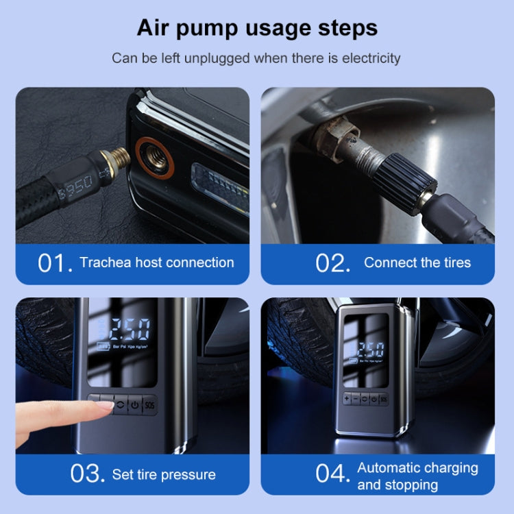 CZK-5626 Car Portable Air Pump Smart Wireless Tire Air Pump, CX-229