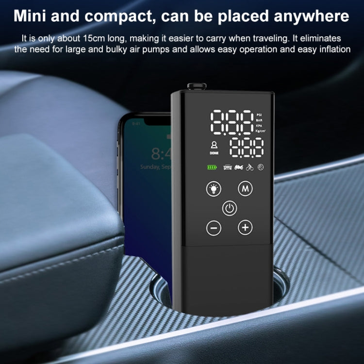 GP2 Car Portable Mini Touch Wreless Air Pump Smart Electric Air Pump, GP2
