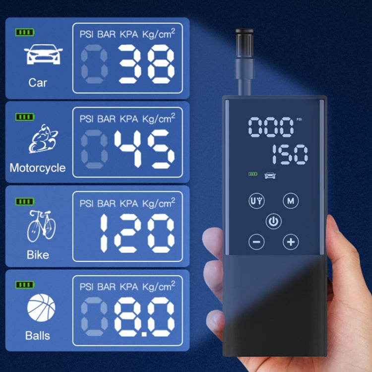 GP2 Car Portable Mini Touch Wreless Air Pump Smart Electric Air Pump, GP2