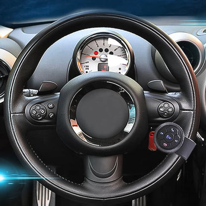 Universal Strap Shape Steering Wheel Remote Control Car Multimedia Wireless Button Remote Control, Strap Shape Silver, Strap Shape Black