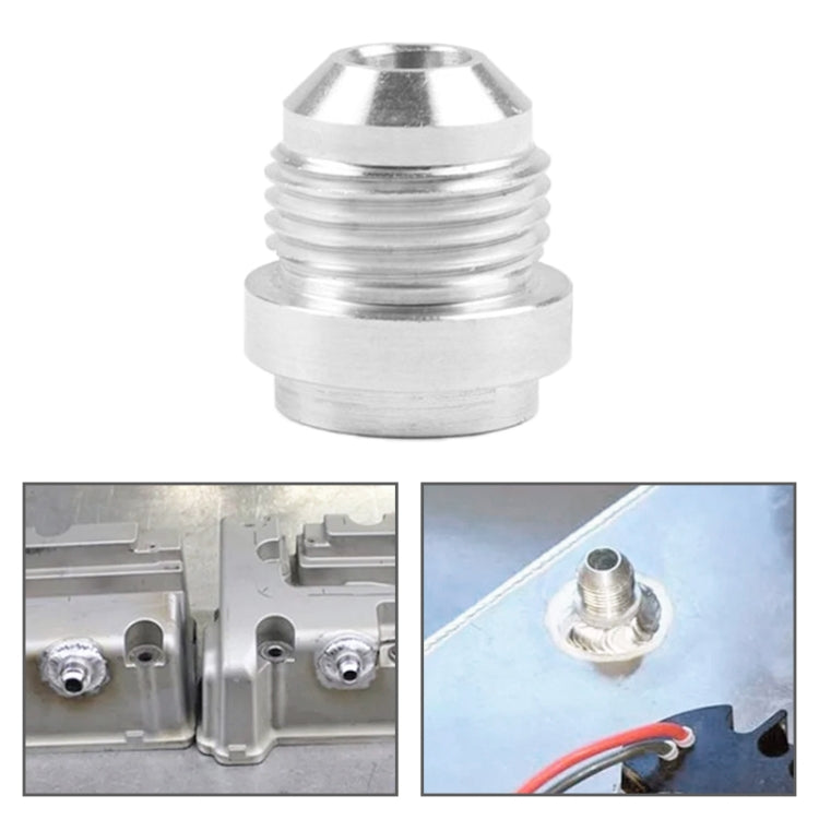 AN8 Car Oil Pipe Joint Breathable Pot Connector, AN8