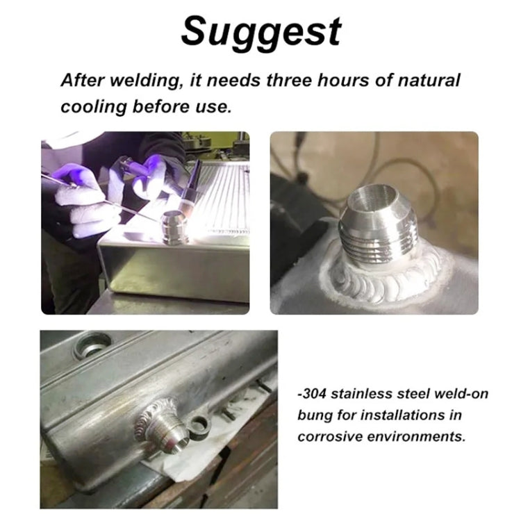 AN8 Car Oil Pipe Joint Breathable Pot Connector, AN8