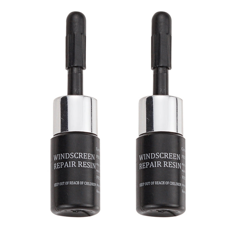 2 en 1 3 ml Fluide de réparation de pare-brise de voiture sans peinture avec outil, Fluide de réparation 2 en 1 (Noir), Fluide de réparation 2 en 1 (Blanc)