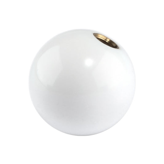 Car Modified Gear Head Shifter Cover with Adapter, White