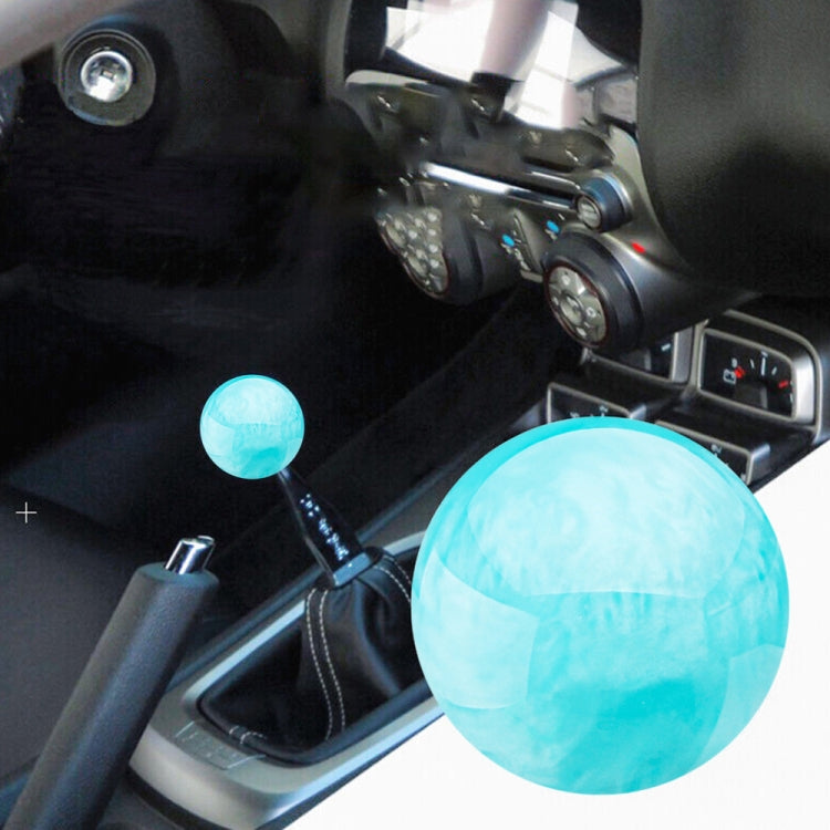 Car Modified Marble Star Gear Head Shifter Cover with Adapter, Pink, Green, Light Green, Light Blue, Purple