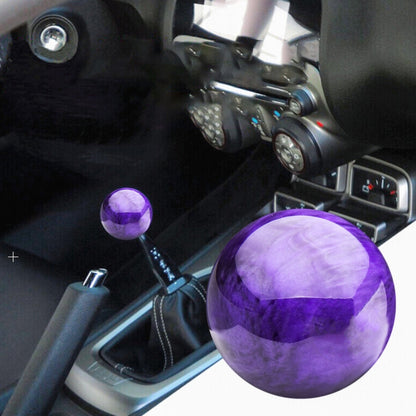 Car Modified Marble Star Gear Head Shifter Cover with Adapter, Pink, Green, Light Green, Light Blue, Purple