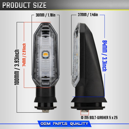 2pcs For Honda RS150 XRE300 CRF300 X-ADV Motorcycles LED Turn Signal Light, For Honda RS150