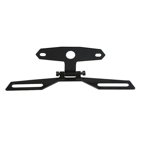 Support de plaque d'immatriculation de moto pliable, pliable