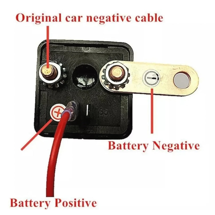 ZL180 12V 120A Car Relay Remote Rireless Battery Isolator with Battery Clip x 2 & Remote Control x 2, 12V 120A   with Battery Clip x 2 & Remote Control x 2