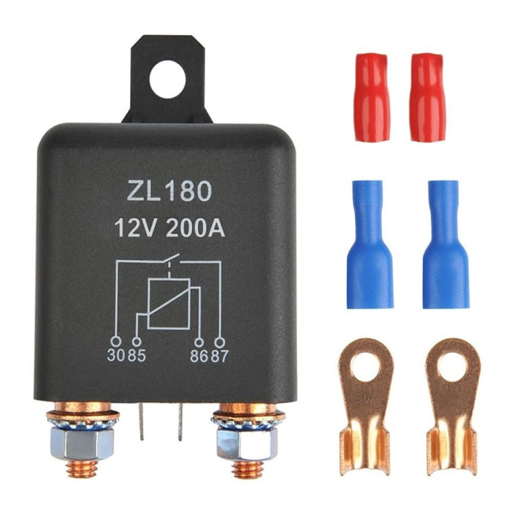 12V 200A Car Start Relay with Accessories, 12V