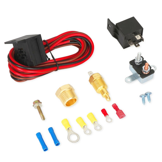 Car Temperature Sensor Switch Electric Cooling Fan Thermostat Wire Harness Assembly, Temperature Sensor Switch