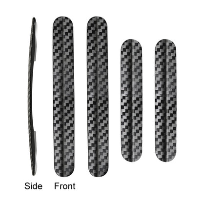 4 in 1 Car Door Anti-Static PC Carbon Fiber Anti-Collision Strip, Carbon Fiber Anti-Collision Strip